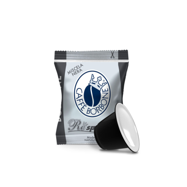 100 Capsule Miscela Nera Nespresso Borbone