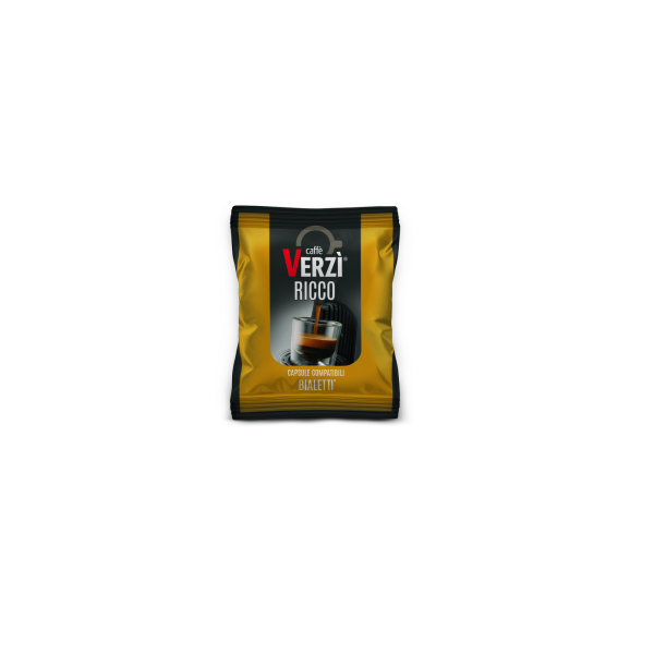 100 Capsule Bialetti Aroma Ricco Verzì