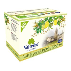 Infuso Caffè Verde Limone&Zenzero Valverbe 20 filtri