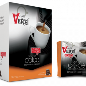 100 pz Caffè Verzì in capsula Nespresso Dolce